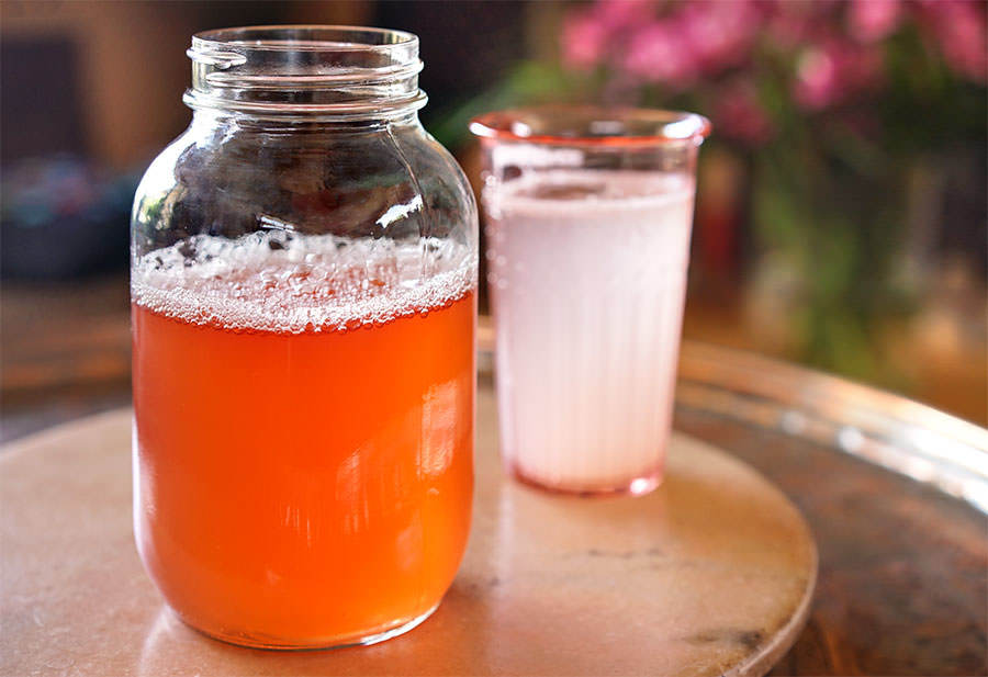 Rhubarb and Vanilla Simple Syrup