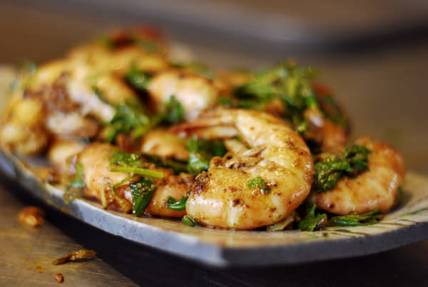 Stir-Fried Tex-Mex Shrimps