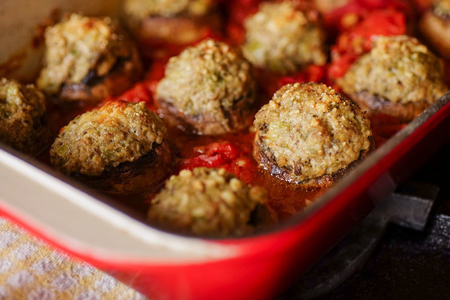 Veal Stuffed Mushroom