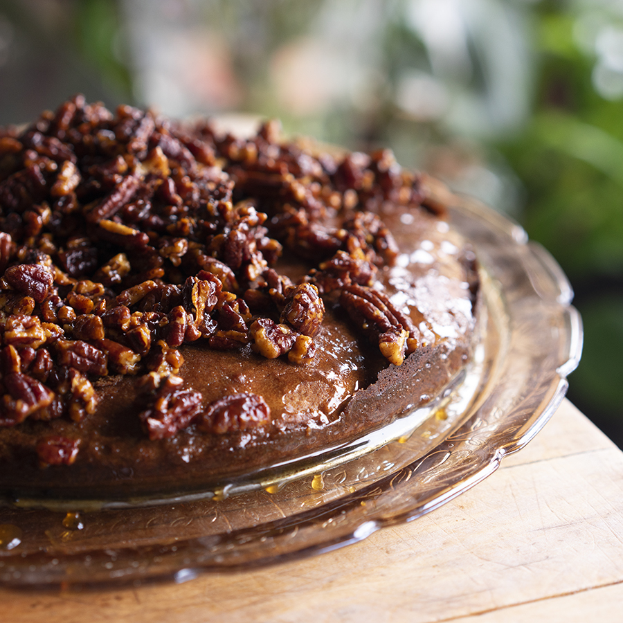 Pecan And Cinnamon Honey Cake Recipe Spice Trekkers