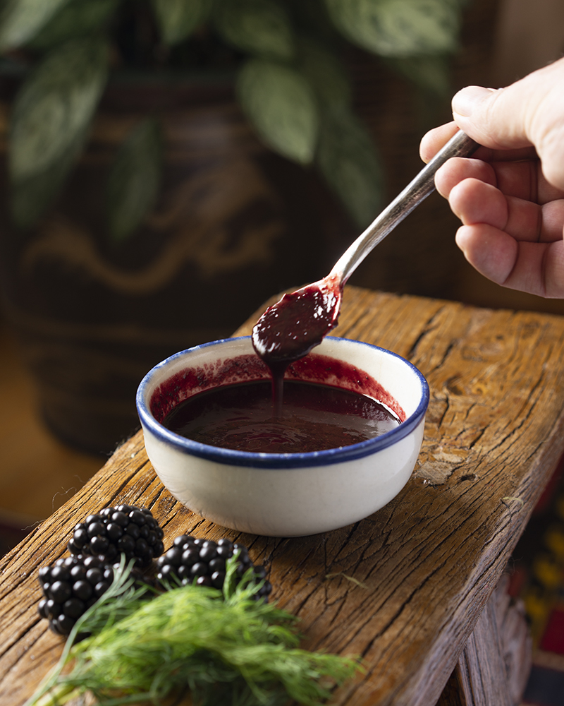 Blackberry Wasabi Finishing Sauce - Chilly Chiles